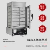 Steamer display cabinet, food insulation furnace, commercial steamer cabinet, glass display, steamed buns and mantou machine, cross-border exclusive supply details Picture